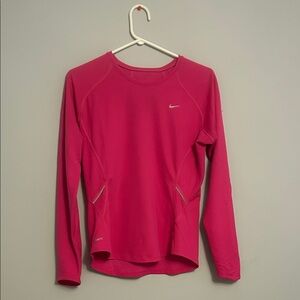 Nike Women's Fuchsia Long Sleeve Tee